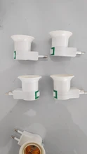 Converter Bulb-Adapter Eu-Plug-Lamp-Holder Led-Light Sochet Male On/off-Button-Switch