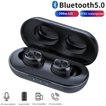 

B5 TWS Fingerprint Touch Bluetooth Earphones HIfi Stereo Wireless Headphones Noise Cancelling Gaming Headsets With Microphones