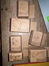 Kawaii Le Petit Príncipe sello Diy sellos de goma madera sello Scrapbooking premio de estudiante regalo promocional papelería