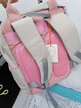 Laptop Backpack Patchwork Teenage-Girls Pink TINYAT Waterproof Women School Feminina