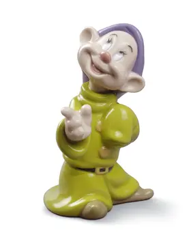 

NAO Figure Dopey. Sculpture Decoration Disney. Dwarf Dopey Porcelain