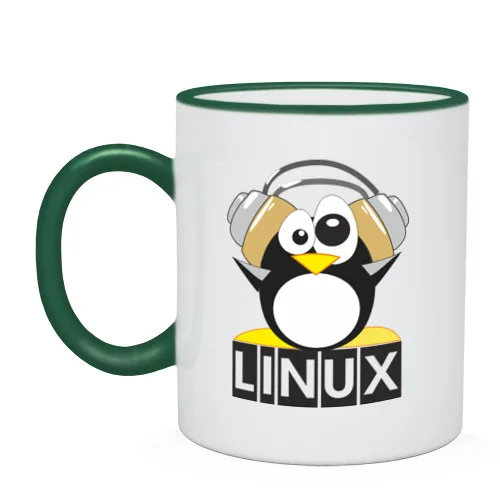 Кружка двухцветная Linux | Дом и сад