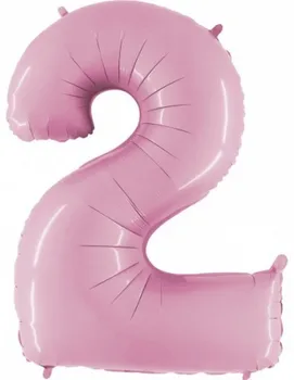 

Balloon Number 2 Pink Baby 66cm