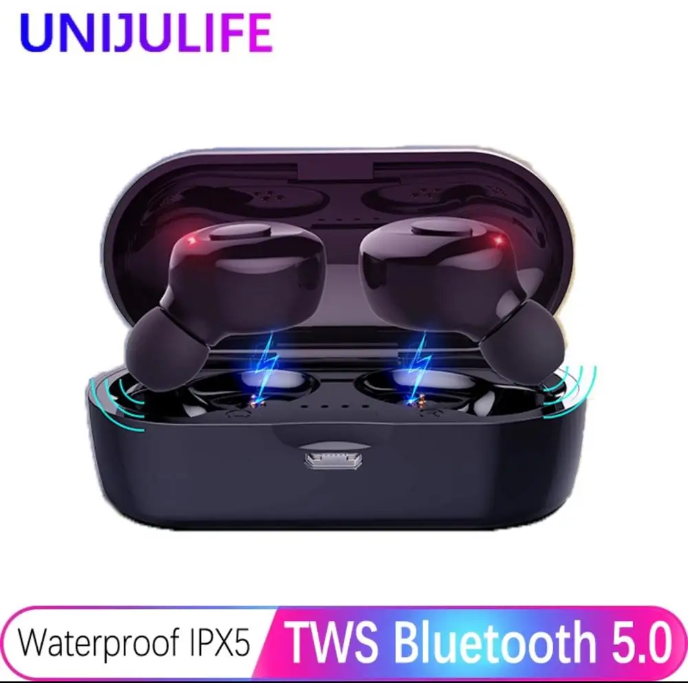 XG 15 Bluetooth наушники настоящие беспроводные 5 0 TWS вкладыши IPX5 Водонепроницаемая
