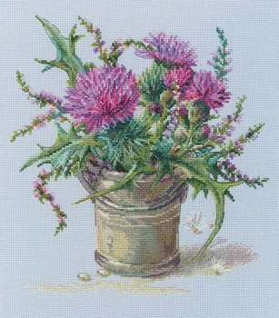 

Set for embroidery stitch РТО M722 Scottish thistle