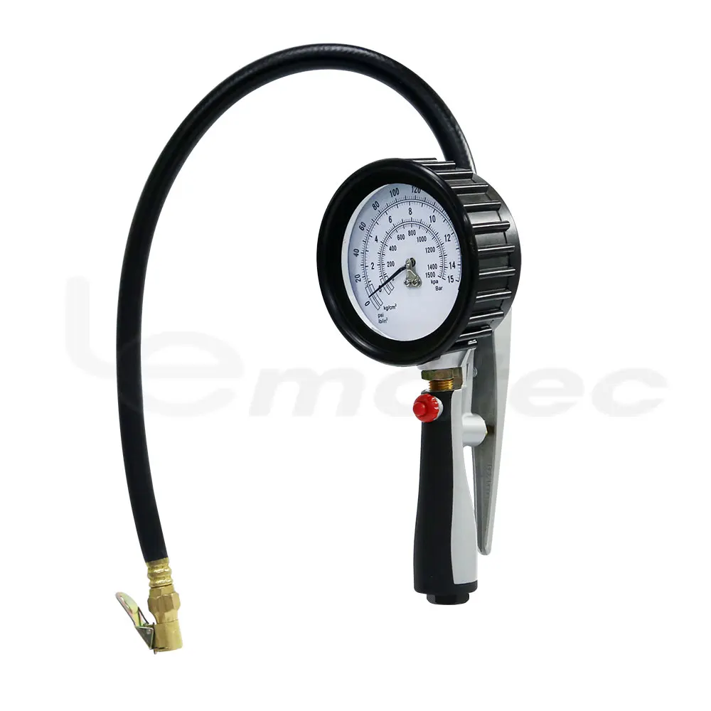 LEMATE Pro Metal Tire Inflator with Gauge 220 PSI Dual Air Car Truck Motorcycle Tyre Chuck | Инструменты