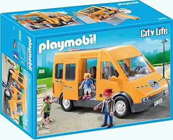 

PLAYMOBIL Playmobil-6866 school bus Playset, Multicolor, Miscelanea (6866)