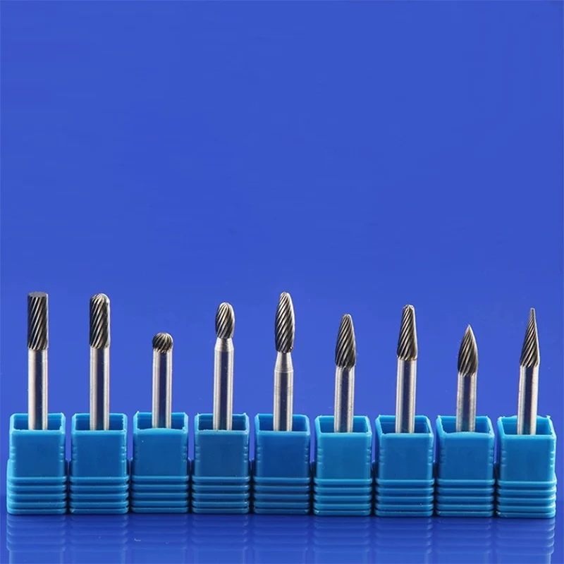 

1Pcs 6mm*6mm Rotary Burrs Metalworking Rotary Files Tungsten Carbide Steel Single Cut Bit Set Cutter Polishing Head