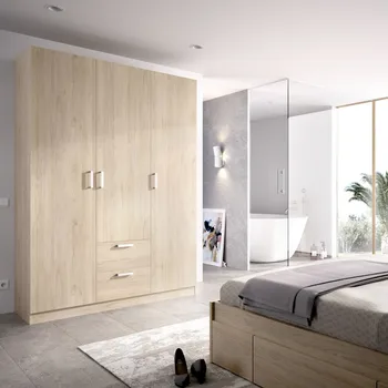 

KIT cabinet model MAXI 150 three door two drawers NATURAL oak COLOR and easy mounting