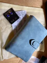 SMOOZA-Cartera de Piel de Mujer, Cartera de Piel de Mujer, billetera mate corta, billetera de Mujer con tres tarjetas plegables, 2020