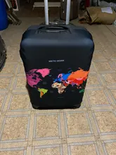 Fundas de equipaje gruesas con patrón de diseño de ciudad, cubierta protectora para maleta con carrito, accesorios de viaje, 18-32 pulgadas