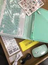 Para iPad 10,2, 2019, 2020, 9,7, 2017, 2018 5 6 7th 8th generación ratón de teclado caso para iPad aire 1 2 3 4 10,9 Pro 9,7 10,5 11 cubierta