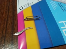 KISSWIFE-pendientes de Metal con forma de hoja para mujer, aretes, estilo trepador de oreja, Simple, Color dorado