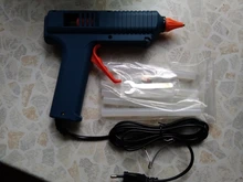 Pistola de pegamento de fusión en caliente de 150W, con Control de temperatura para el hogar, manualidades, fabricación Industrial, uso de barras de pegamento de 11mm, boquilla de cobre puro