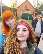 FASHION IDOL-extensiones de pelo sintético Afro para mujer, Pelo Rizado mechones Rubio degradado 24-28 pulgadas, resistente al calor, 6 uds.