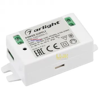 

Power supply arv-sn24006-c (24V, 0.25a, 6 w) 1 PCs Arlight 021591(1)