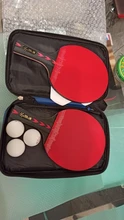 HUIESON 6 Star 2 uds nuevo y mejorado de carbono de conjunto de raqueta de tenis súper poderoso raqueta de Ping Pong bate para adultos Club de formación