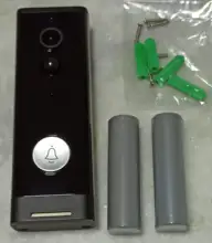 Tuya-timbre inalámbrico con cámara de vídeo, 1080P, HD, WiFi, timbre de puerta inteligente para el hogar, minicámara de vídeo para exteriores, Audio bidireccional