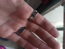 Huitan-Anillo de defensa de Mitología nórdica para hombre, tótem de lobo gigante, moda Hip Hop, Rock, Unisex, regalo Punk