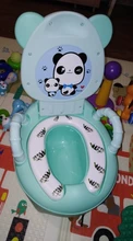 Orinal bebé para niños Baño de niños bebé orinal asiento de entrenamiento chicas inodoro portátil cuña cómodo respaldo de dibujos animados ollas