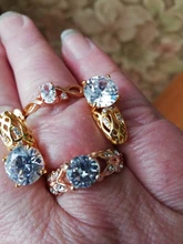 Vienkim 1PC cristal popular plateado mujeres de anillos de compromiso de circón cúbico elegante blanco rosa de oro anillo tamaño 6 7 8 9