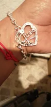 Pulsera hueca de corazón para mujer, brazalete de marca de Color plata, regalo de San Valentín a la moda, joyería al por mayor, nuevo