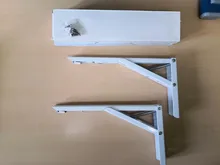 NAIERDI-Soporte ajustable pesado de montaje en pared, ángulo de plegado triangular, para banco, mesa, estante, mueble, hardware, 2 uds.