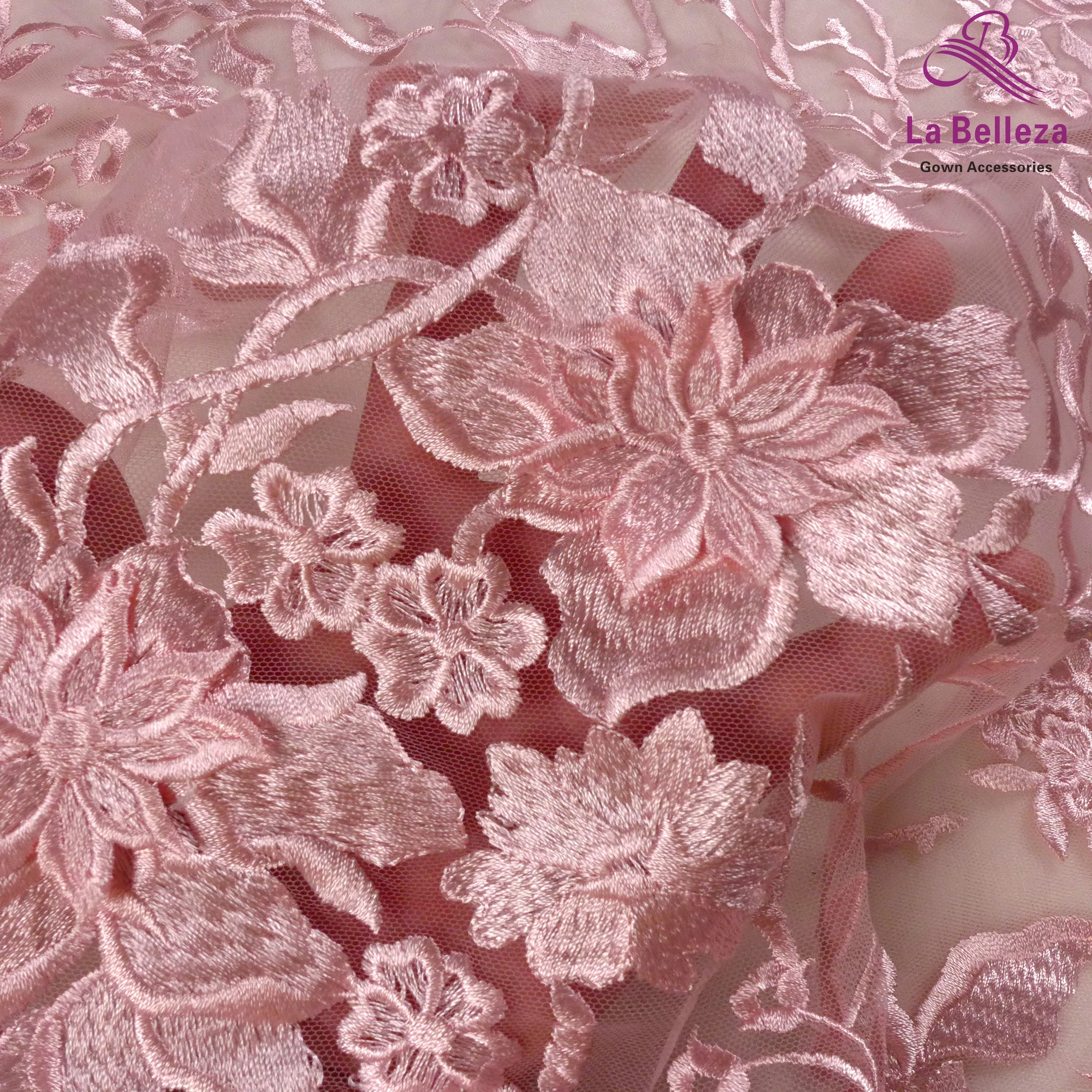La Belleza розовое кружево, слоновая кость, красная кружвная ткань, модный стиль кружевной материал для свадьбы/вечернее платье кружевная ткань