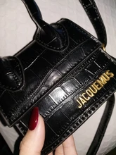 Jacquemus-Mini bolsos cruzados para mujer, bolso de marca famosa, de diseñador de lujo, con patrón de cocodrilo, 2021