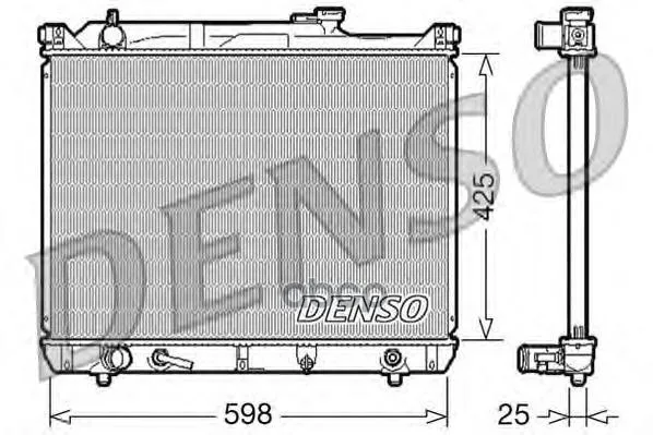 Радиатор, Охлаждение Двигател Suzuki Grand Vitara(98-06) Denso арт. DRM47021
