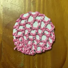 Cubierta de moño para mujer, Red para el pelo, patinaje de baile de Ballet, Crochet, Fanchon, accesorios para la cabeza con estilo de diamantes de imitación