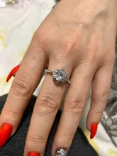 FDLK-Conjunto de anillos de boda elegantes para mujer, joyería de compromiso con brillante intenso, anillo de circón para mujer, 2 uds.