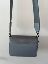 Bolso pequeño de estilo coreano para mujer, bandolera de hombro cuadrada, con correa de hombro ancha, a la moda, 2021