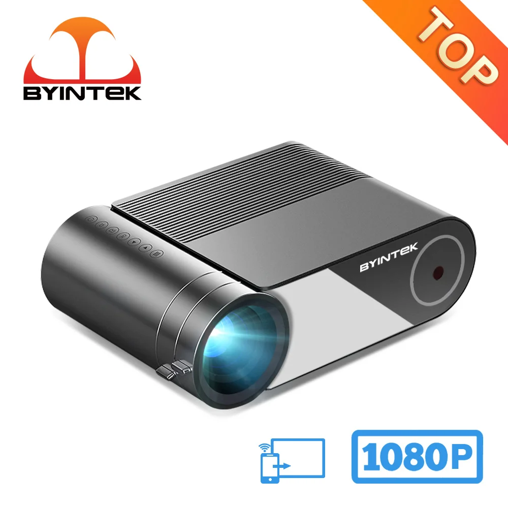BYINTEK K9 Mini Native 720P Portable Video Home Theater LED Projector
