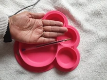 Plato de alimentación de silicona para bebé, vajilla de entrenamiento sin BPA con succión para niño, platos coloridos con bonitos dibujos de oso