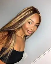 4 27 peluca Ombre hueso recto peluca con malla frontal 13x4 13x6x1 marrón encaje de colores frente pelucas de cabello humano cierre 4x4 peluca 180%