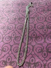 Vnox-Cadena de eslabones cubanos de acero inoxidable, collar de color dorado, plateado y negro, para hombres y mujeres