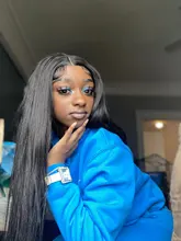 Hueso recto frente de encaje pelucas de cabello humano 8-30 pulgadas brasileño recto pelo humano del cierre del cordón pelucas para mujeres HD peluca Frontal de encaje