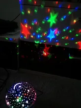 Lamp Children Star Projector Led-Night-Light Rotating-Starry Bedroom Nursery Moon