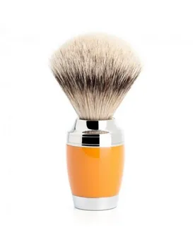 

Mühle Stylo Silvertip Badger high-grade resin butterscotch handle Shaving Brush