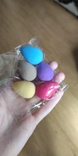 5 unids/set venta al por mayor Mini esponja de maquillaje forma de huevo maquillaje suave Fundación puff corrector mezclado maquillaje cosmético esponja