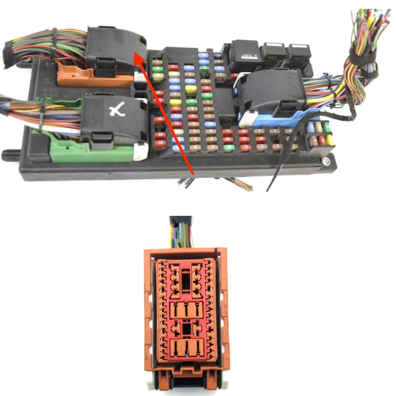 

Brown Car Body Control Fuse Box Module BCM Plug Harness For Land Rover Range Rover Sport For Jaguar Ford Mazda