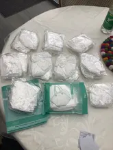 Mascarilla FFP2 KN95 de 5 capas, máscara Facial de filtración, antipolvo, protectora de la boca, reutilizable, FFP3, 100 Uds.