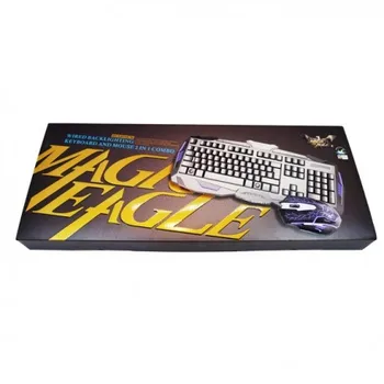 

COMBO USB GAMING KEYBOARD + MOUSE LIGHTING GAMERS MAGIC EAGLE HAVIT