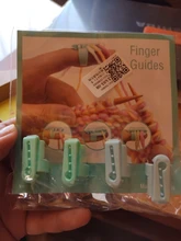 4-Yarn Guide-Thimble Sewing-Accessories Knitting-Tool Finger-Splitter Wool Plastic 4pcs