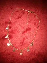 Gargantilla Bohemia para Mujer, cadena de Color dorado y plateado, Gargantilla de estrellas, joyería Kolye, Gargantilla