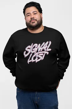 

Angemiel Wear Signal Lost Black Men 'S Sweatshirt