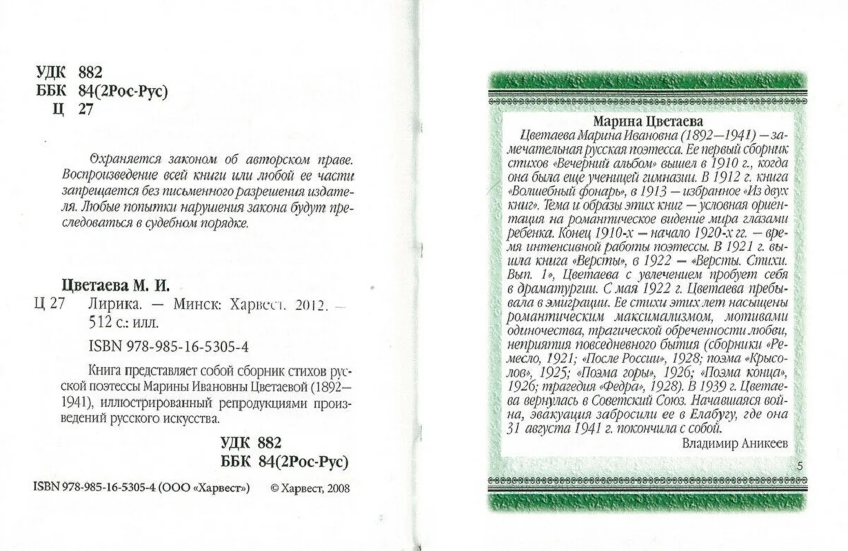 Рисунок 2 - Современная русская мини-книга 2008