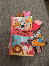 Libro de tela suave para bebés, juguete educativo Montessori para niños de 0 a 12 meses