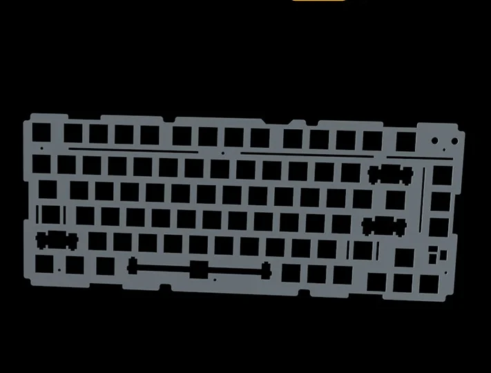 AJAZZ AC081 PC Plate Pom Plate Mechanical keyboard accessories Mute poron foam mount Plate For